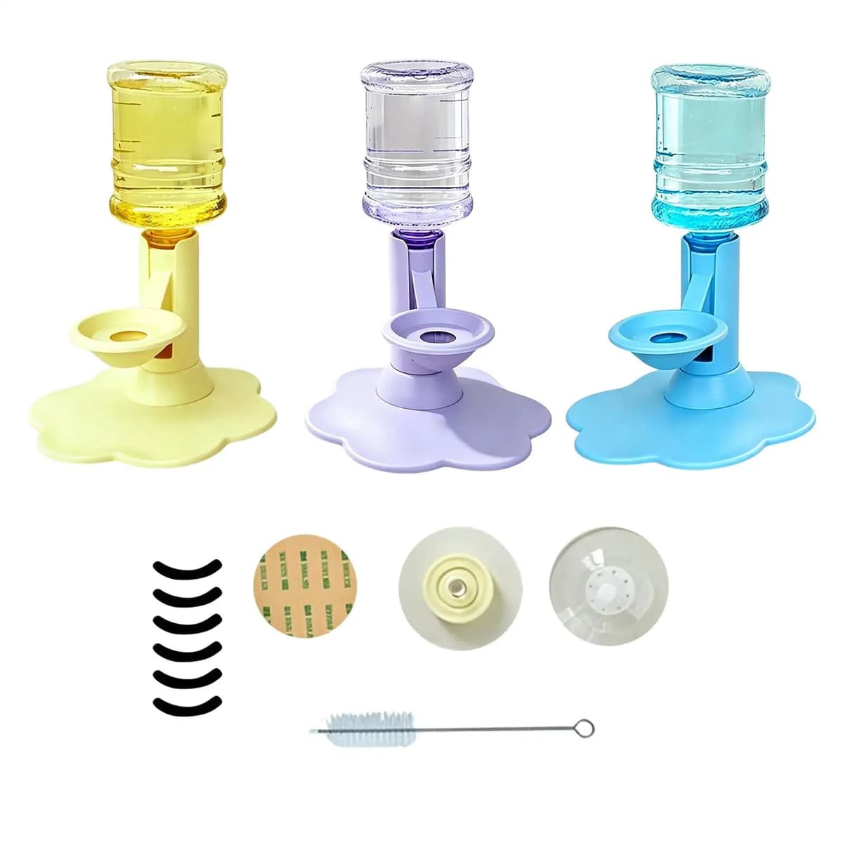 Cat water dispenser stand in a home setting